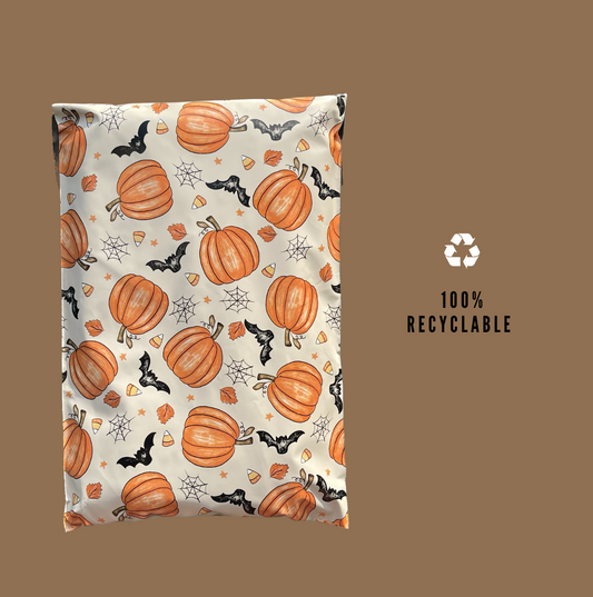 6x9 Pumpkin Patch Poly Mailers