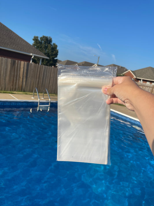 6x9 Clear Self Seal Bags