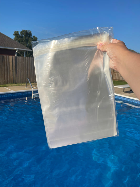 10x13 Clear Self Seal Bags