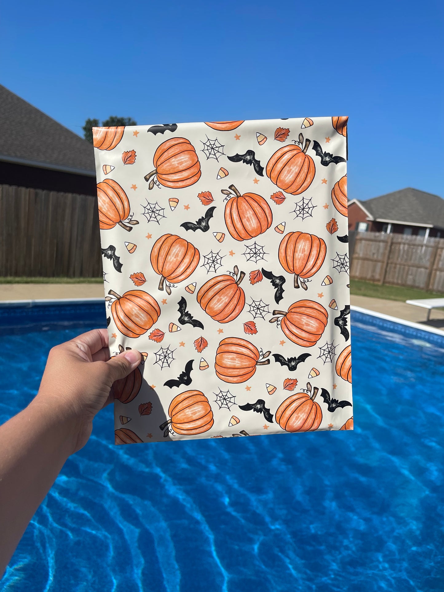 10x13 Pumpkin Patch Poly Mailers