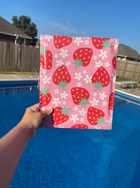 10x13 Berry Happy  Poly Mailer