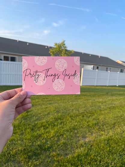 Pretty Things Inside Insert Cards