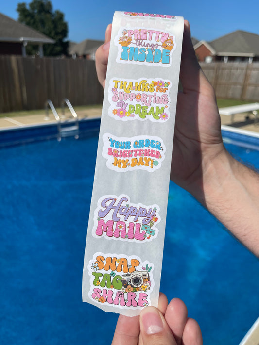 Sprinkle Happiness Sticker Roll