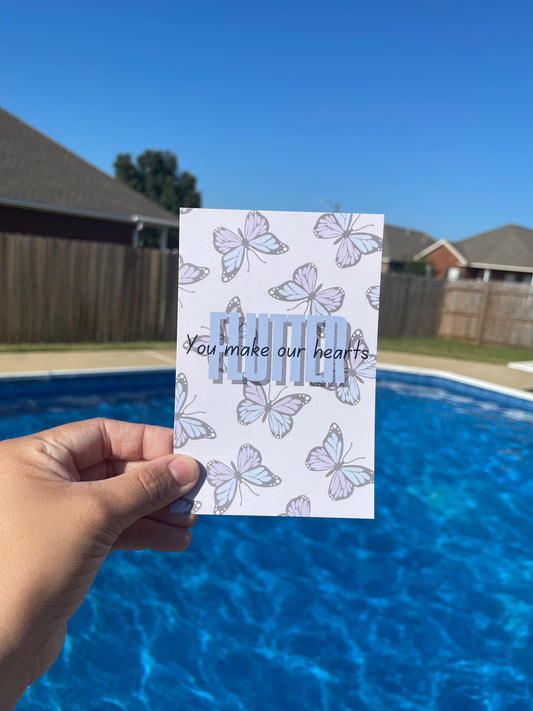 Butterfly Flutter Insert Cards