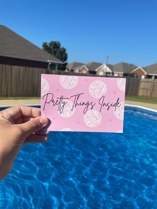 Pretty Things Inside Insert Cards