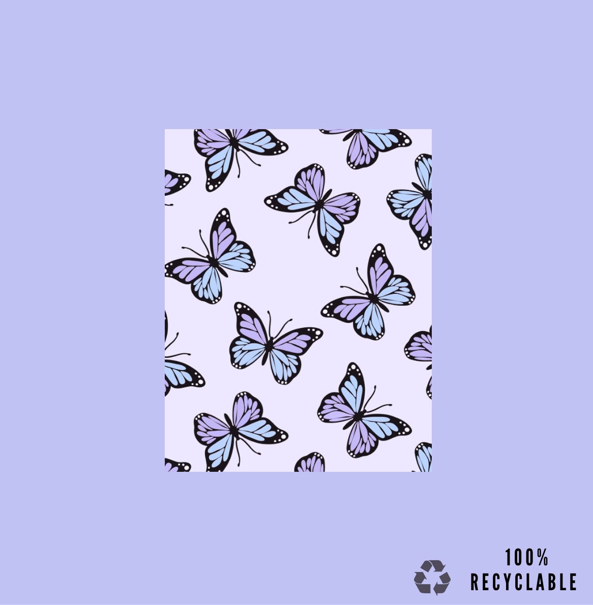 10x13 Butterfly Bliss Poly Mailer