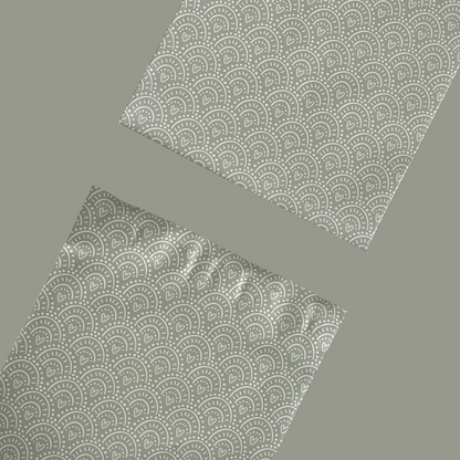 10x13 Green Hearts Poly Mailer