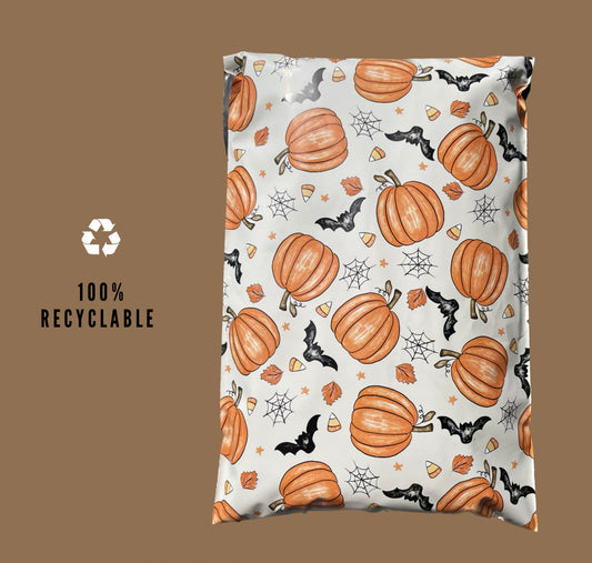 6x9 Pumpkin Patch Poly Mailers