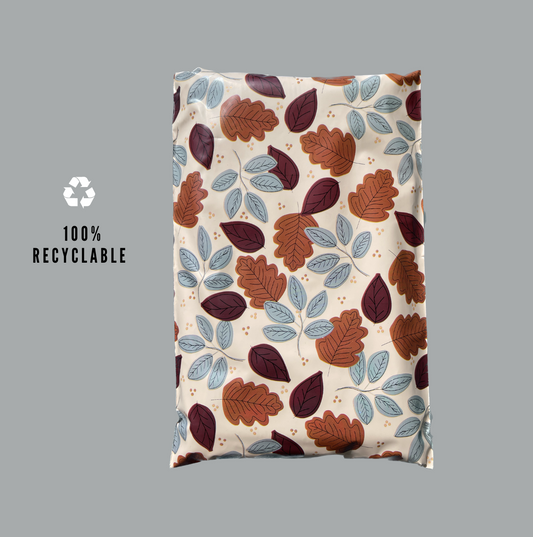 6x9 Autumn Leaves Poly Mailer